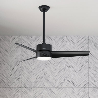 54" Surge 3 - Blade LED Indoor Outdoor WeatherMax Ceiling Fan With Wall Control and Light Included