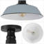 Plafonnier semi-encastré 1 lumière 14 po-1031106397