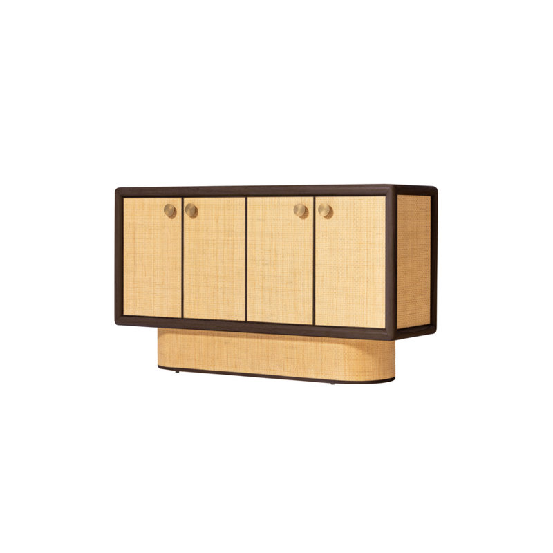 Buffet en bois massif de 63 po de largeur Granada