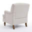 Fauteuil moderne rembourré avec pieds tournés-951753809