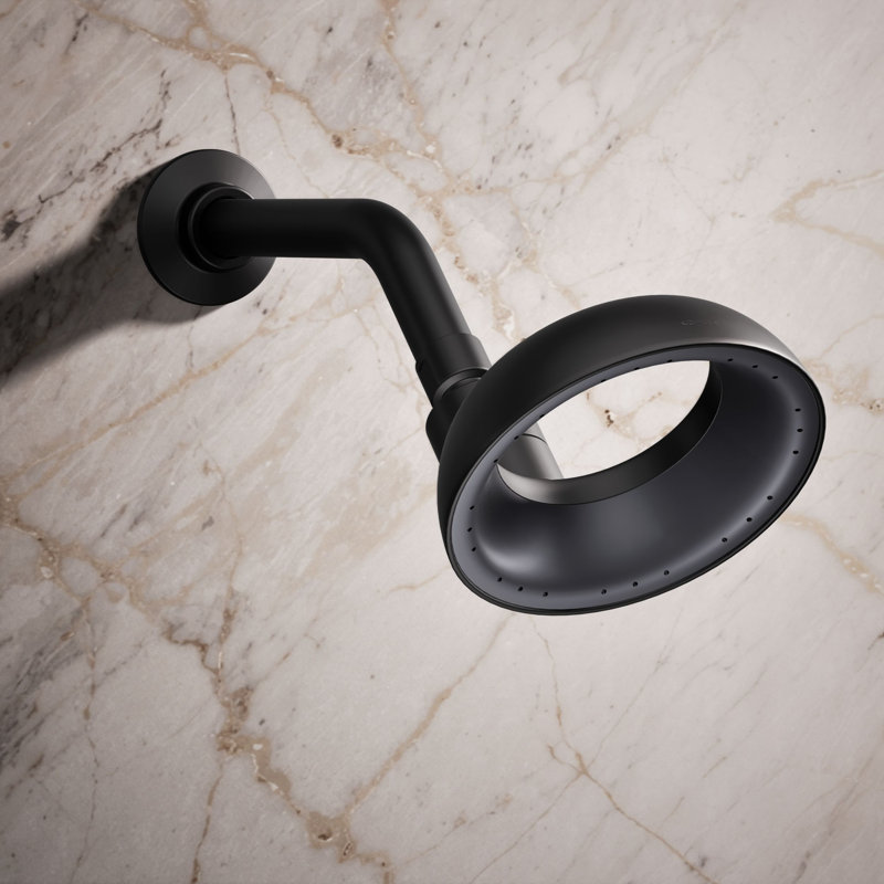 Statement Ves Single-Function Showerhead 1.5 Gpm, Matte Black