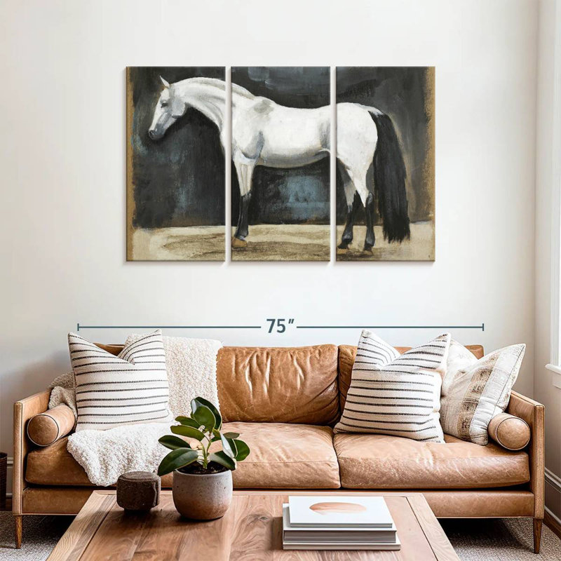 Brampt Equestrian Studies II, 36" H x 57" W