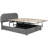 Charming Upholstered Platform Bed With Hydraulic Storage System - Gray Elegant