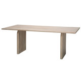 Arc Solid Wood Dining Table