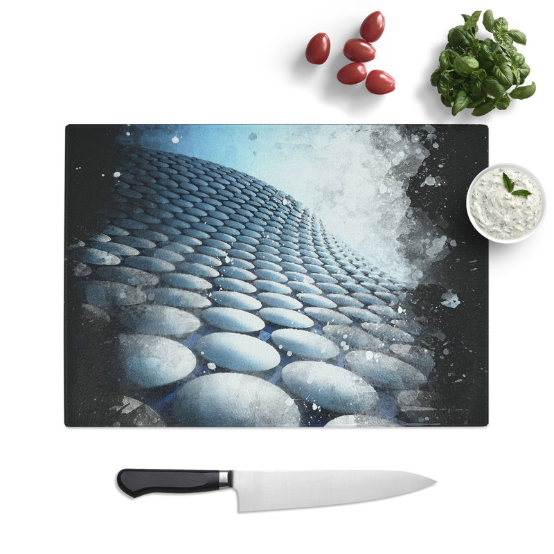 Tempered Glass the Bullring in Birmingham Chopping Board, 28.5 cm x 39 cm