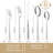 40 Piece 18/10 Stainless Steel Flatware Set, Service For 8