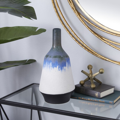 Vase blanc 14 x 7 x 7