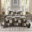 Microfiber Printed Quilt 3 piece set-116311826-116311824