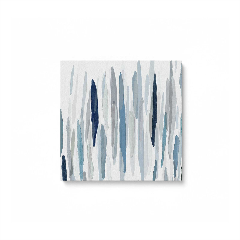 Blues rythmique v1, Toile tendue, H 12 po x l 12 po x P 1,25 po