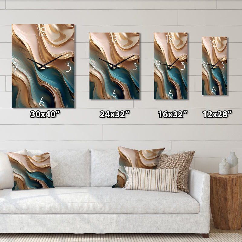Horloge murale Tender Wave Harmony, Grand