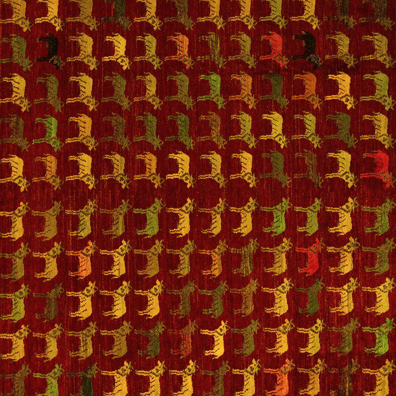 Maxxy Performance Abstract Indoor Rug, Square 7'