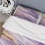 Ensemble de housse de couette abstrait mauve et doré Dynamic Abstractions II-107148266