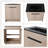 30'' Single Bathroom Vanity with Manufactured Wood Top-727650393