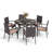 Sutiya 6 - Person Patio Dining Set with Round Table , Cushions Included-98838582
