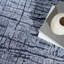 Tapis bleu en coton tissé à la machine-87055268
