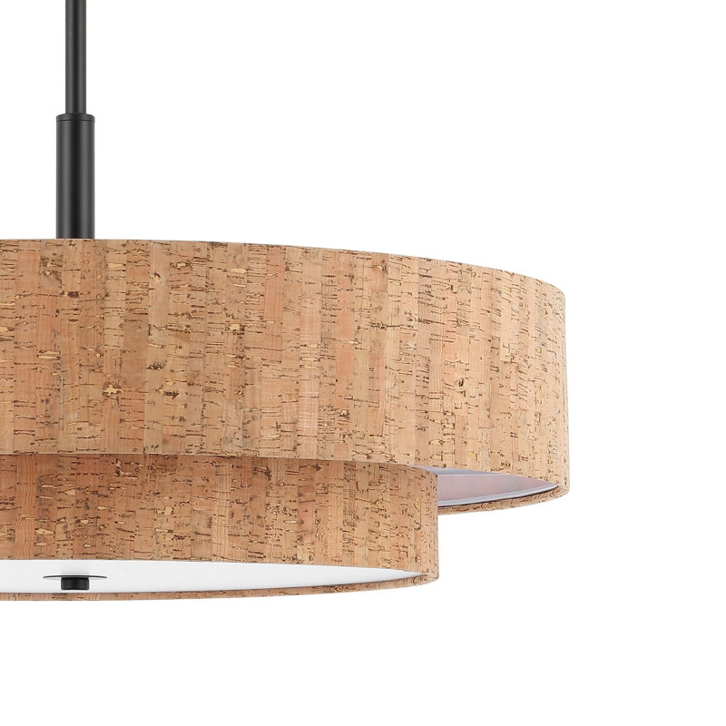 Fagundes 5 - Light Dimmable Drum Shaded Chandelier