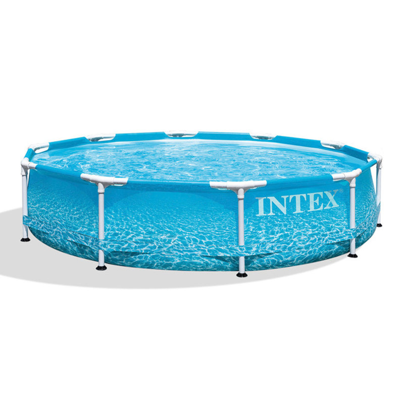 Steel Round Frame Set Pool 30'' H x 120'' W x 120'' L, 2.9' W x 13.3" H