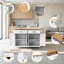 120 cm W Kitchen Island with-209971460