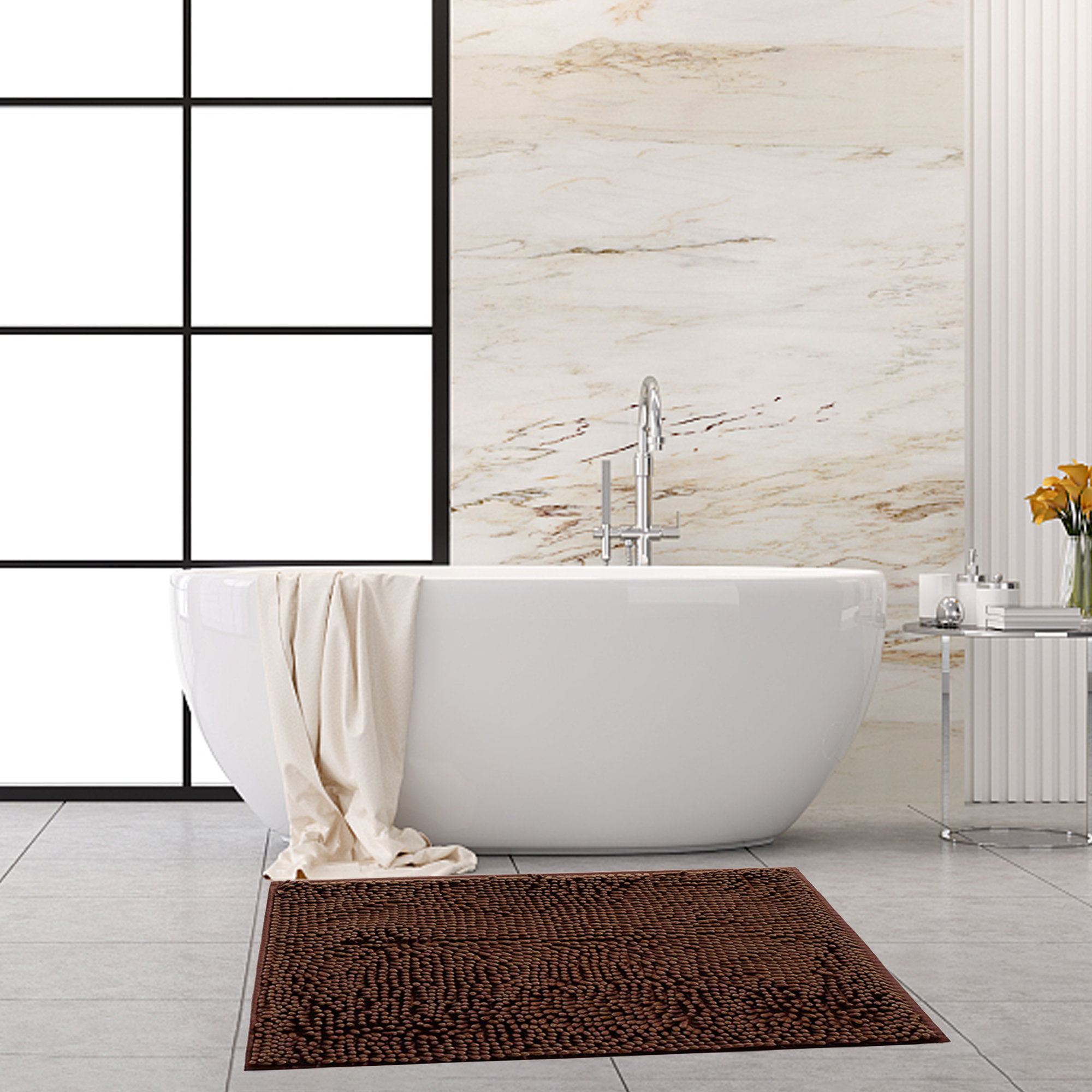 Eider & Ivory™ Hudspeth Bath Rug | Wayfair