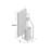 Martinek 1-Light Dimmable Metal Hardwired Wall Sconce-1639883590