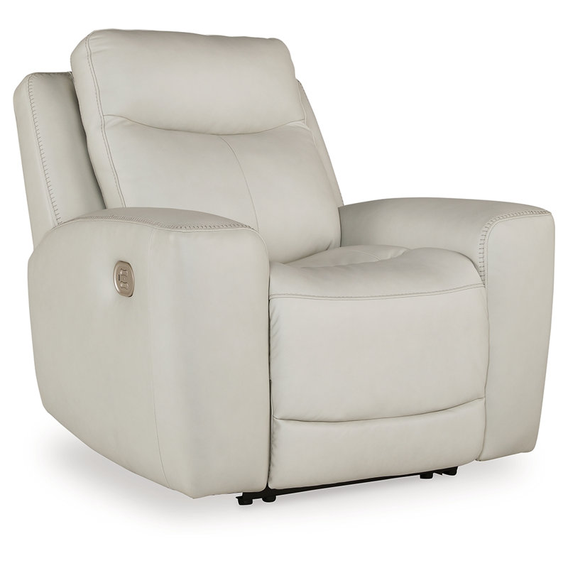 Eufracia Power Recliner, Coconut Leather Match