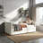 Upholstered Twin Daybed with Large Storage Drawers-561913620