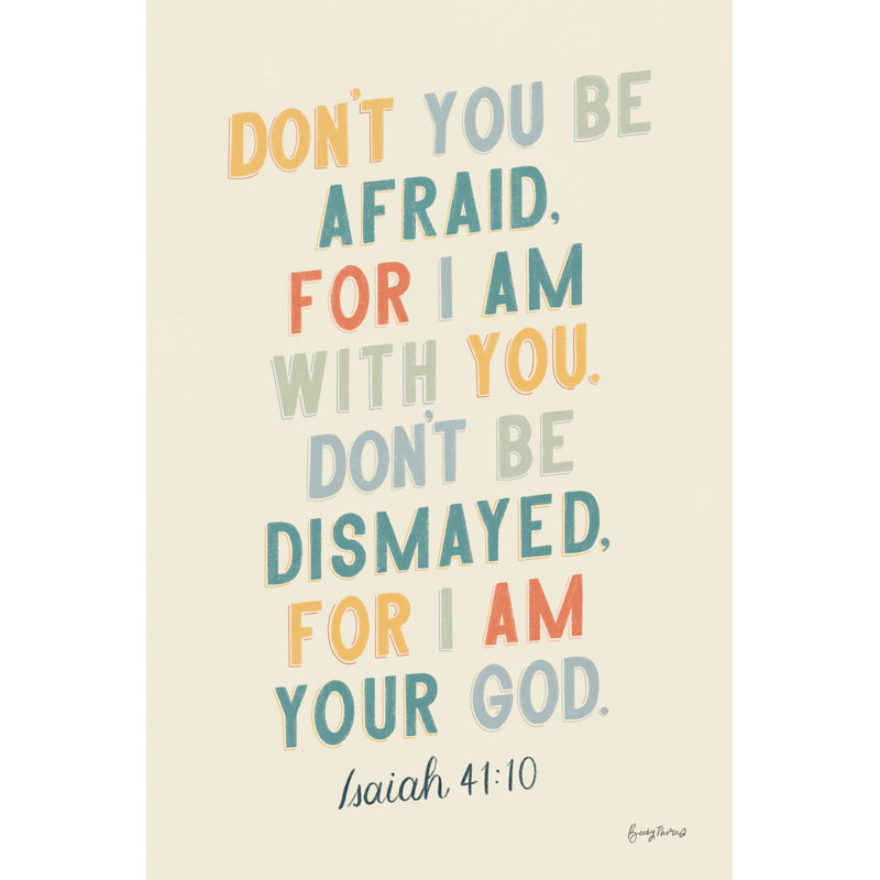 «Bible Saying I» par Becky Thorns - impression sur toile tendue, H 18 po x l 12 po, Oui, Cadre simple noir