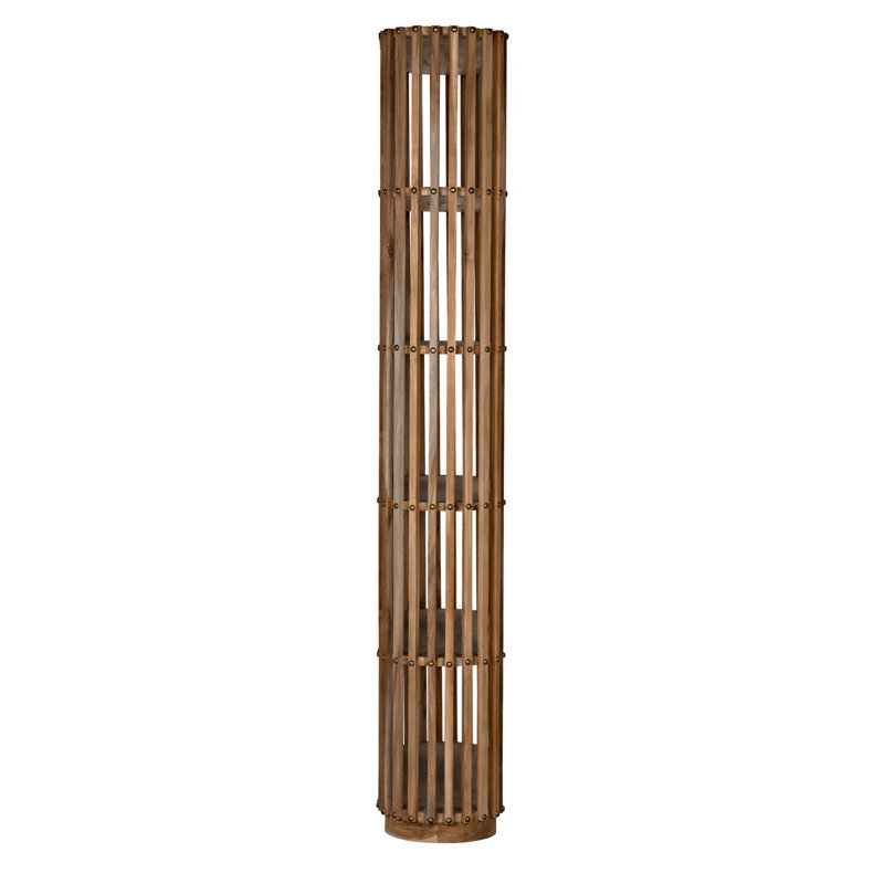 Opal Solid Wood Etagere Bookcase