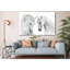 Couple de cheval blanc sur fond blanc-1836089750