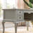 White Rectangular Solid  Wood desk