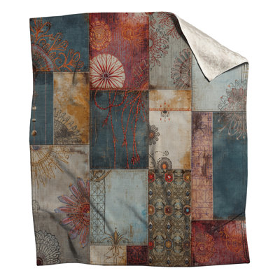 Intricate Patchwork Pattern Blankets