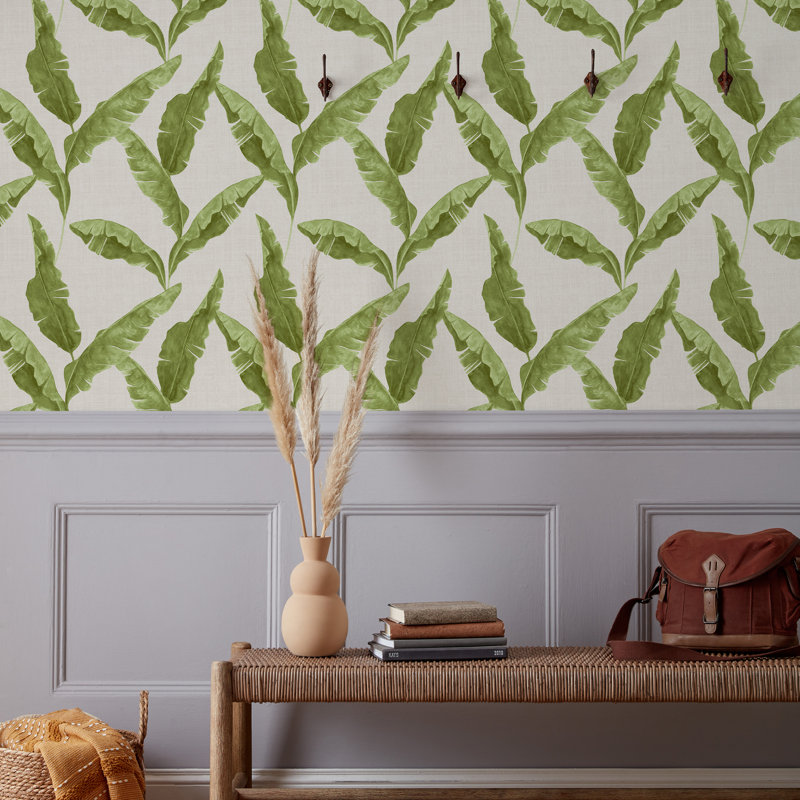 10m x 52cm Matte Wallpaper Roll, Green