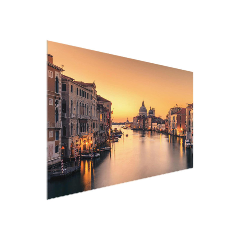 Golden Venice - Print, 31cm H x 46cm W x 1.8cm D, Canvas