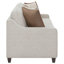 Ensemble de salon 2 pièces à accoudoirs carrés Mahaffey Beige