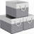 Storage Bins, 3-Pack Large Storage Box