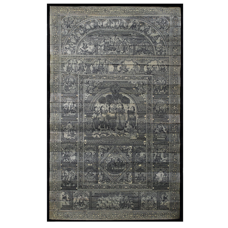 Krishna Lila dans de nombreux cadres | Paata, peinture de l'Orissa