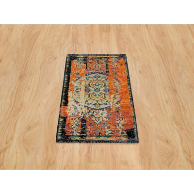 Rockston One-of-a-Kind 2'2" X 3'1" New Age Wool Area Rug