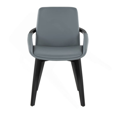 Chaise en bambou et similicuir