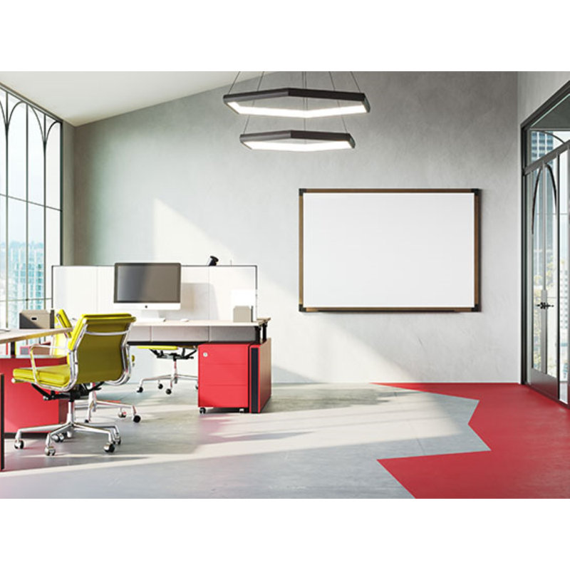 Tableau blanc Ghent Prest, Bois caramel, 38,25 po x 62,25 po