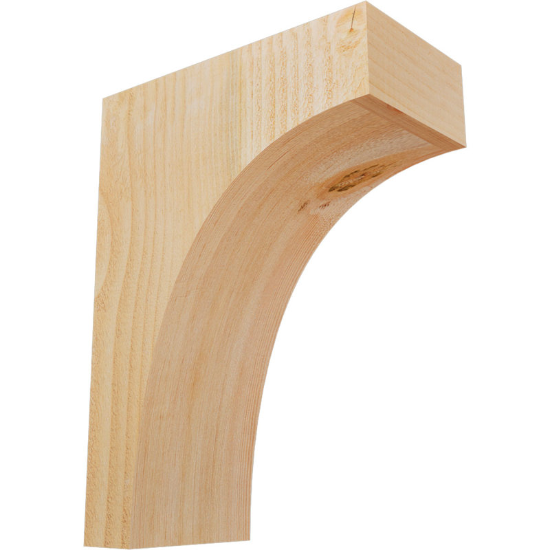 Sapin Douglas, corbeau brut Huntwood, l 6 po x P 12 po x H 16 po, H 16 po x l 6 po x P 12 po, Sapin de Douglas, Sciage brut