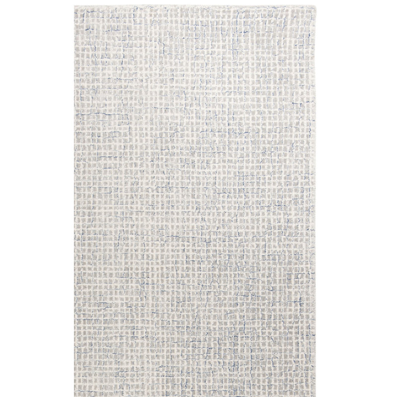 Tapis gris en viscose touffeté Urbina, Rectangle 5 pi x 8 pi