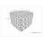 Kiana 18"W Woven Indoor/Outdoor Waterproof Square Pouf
