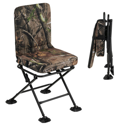 East Urban Home Folding Camping Chair with Cushion