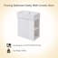Ensemble de meuble-lavabo simple 21,6 po avec plateau en céramique Torkelson-2091632337
