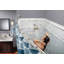 Tringle à rideau de douche simple à tension ajustable 5 pieds Moen-15400427