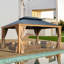 16 pi L 12 pi. D Pavillon de jardin en aluminium
