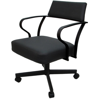 Itzuri Swivel Metal Dining Caster Chair