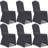 vidaXL Chair Cover 90% Polyester, 10% Elastane Universal-550073248