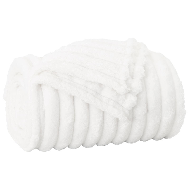5.1-42 Throw Blanket, White, 150cm x 130cm