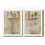Cloake in Mist I - ensemble de 2 peintures encadrées-441760589-441760590
